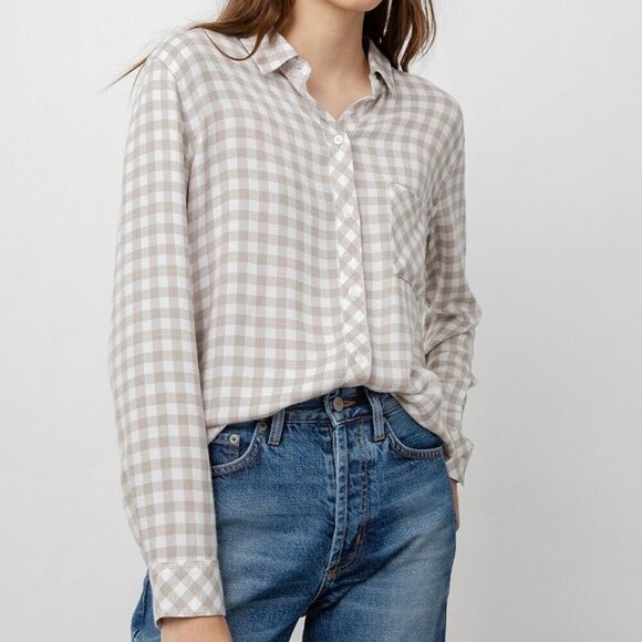 Rails Hunter Powder Wheat Button Up Shirt - Picture 3 of 8